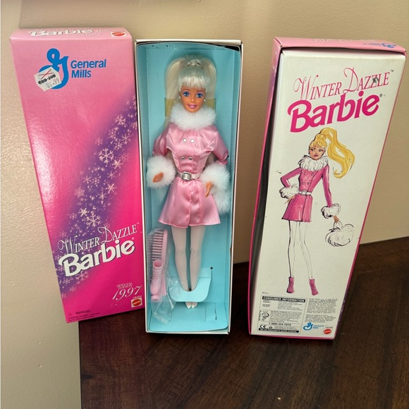Winter Dazzle Barbie Doll by - Pink - Picture 1 of 3